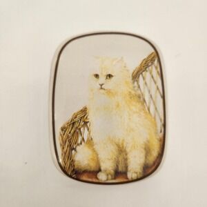 The Love Mug Original Reproductions White Cat Trinket Box From Miss Jan Houston‎